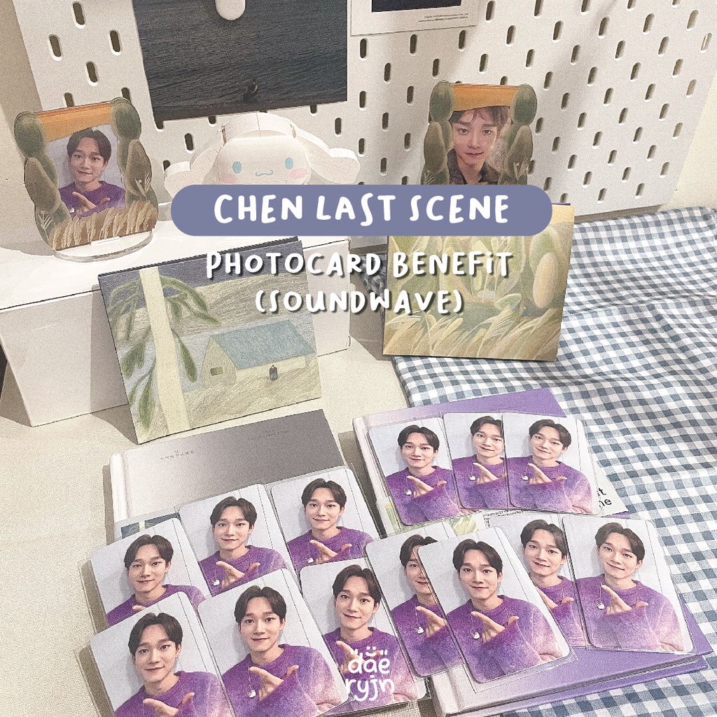 CHEN Last Scene Official Photocard Benefit Soundwave Fansign