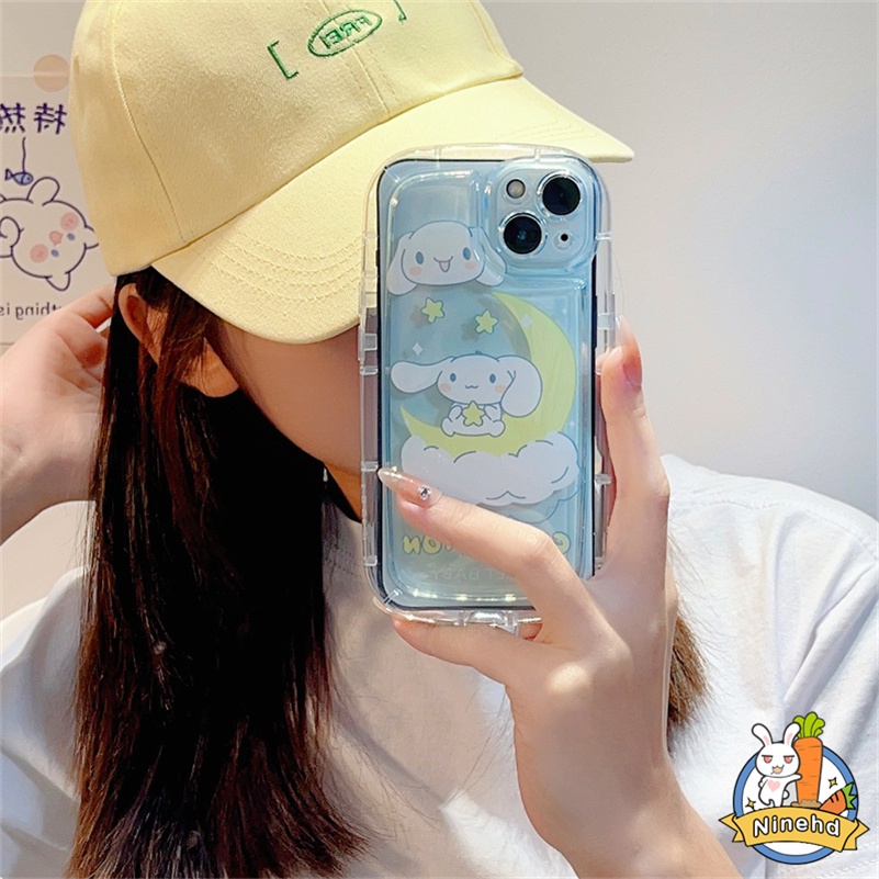 Soft Case Silikon Motif Kartun Kelinci Untuk iPhone 14 13 12 11 Pro Max X Xr Xs Max 8 7 6 6s Plus SE 2020