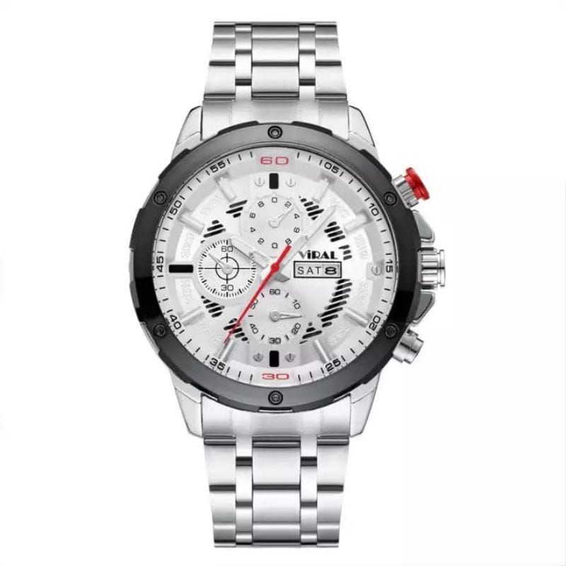 [ Promo ] Jam Tangan Pria Import Viral 100% Original Full Stainless Steel Anti Karat /Jam Tangan Import Berkualitas Murah