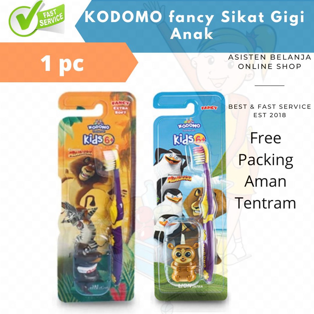 Kodomo 6 Fancy Kids Techno 6+ Sikat gigi anak toothpaste Extra Soft 6 tahun keatas