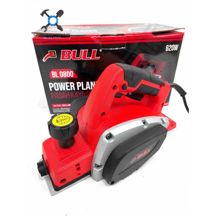 Mesin Planer Serut Kayu Listrik 620 Watt BL0800 BULL / Electric Planner Mesin Pasah Serut Kayu Ketam Sugu Pasah 620W BL 0800 NEW BULL