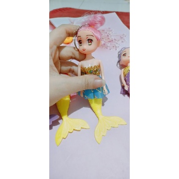 Gantungan Kunci Boneka Mainan Boneka Barbie Boneka Putri Duyung Gantungan Boneka Gantungan Mainan Boneka Anak Perempuan