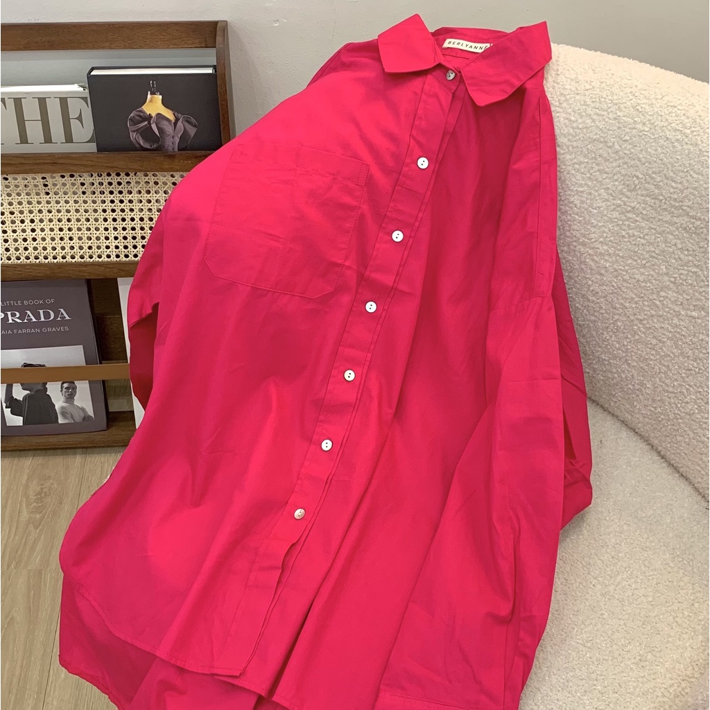 BERLYANNE - Jolie Oversized - Atasan Wanita - Kemeja Wanita - Pakaian Wanita - Blouse Wanita - Baju 