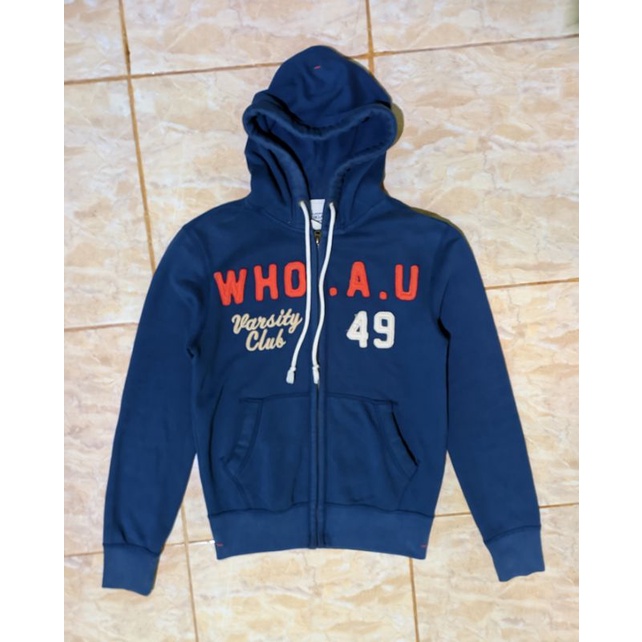 ZIP HOODIE WHO.A.U CALIFORNIA