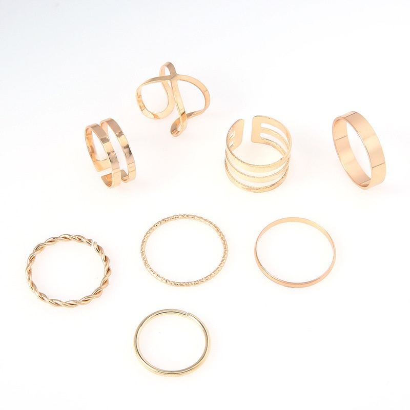 7PCS/COD✨Cincin N1ke gaya Korea Untuk Pria Dan Wanita TN-31（8pcs）