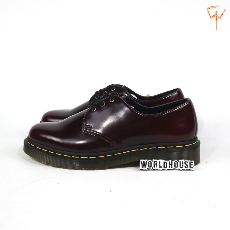 Dr Martens 1461 vegan cherry red original 3 eye