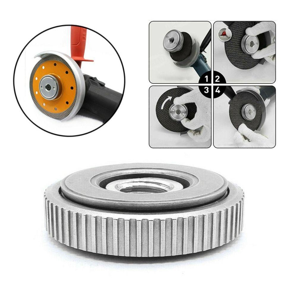 Lanfy Locking Plate Chuck Quick Release Untuk M14 Angle Grinder Power Pengganti Chuck Power Alat Aksesoris Poles Disc Nut Clamp Device