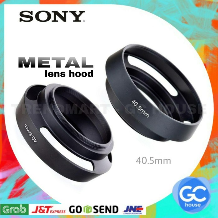 Hood [ Premium ] Metal Lens Hood 40.5Mm 40,5 Mm Sony A5000 A5100 A6000