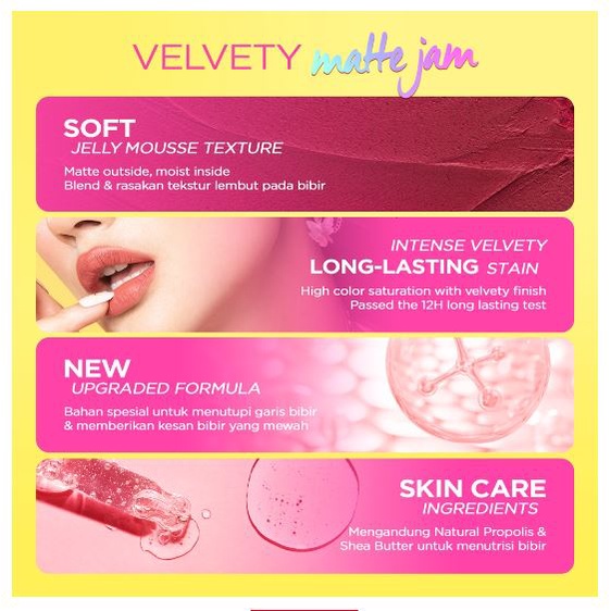 Dazzle me lipstic blush 2-in-1 Love Jam Lip Clay | BPOM lipstik blush multifungsi