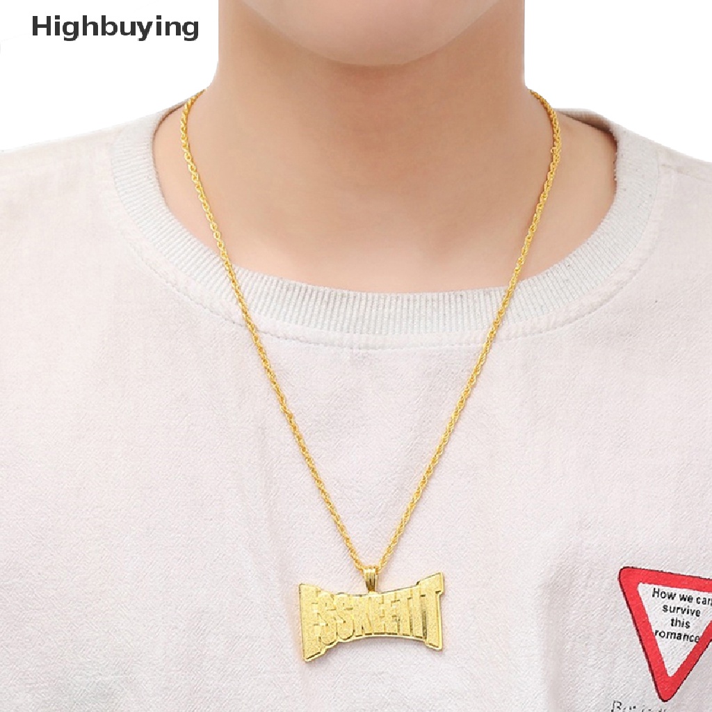 Hbid Punk Hip Hop Huruf Kepala Singa Kalung Badut Berlian Imitasi Rantai Liontin Necklaces Glory