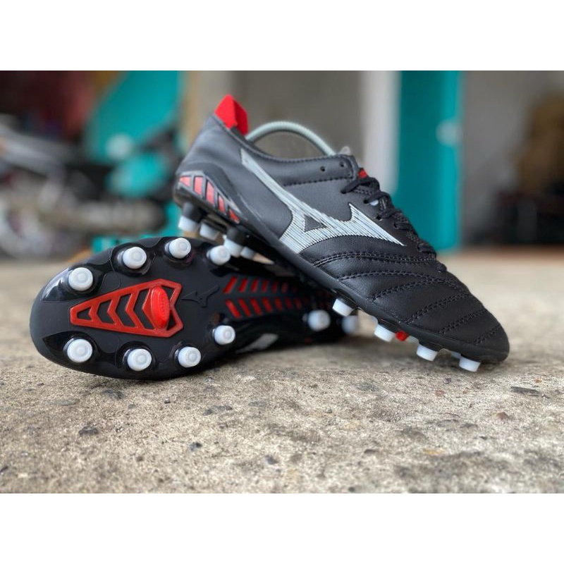 Soccer Mizuno Morelia Neo II Pro FG - Black White Red
