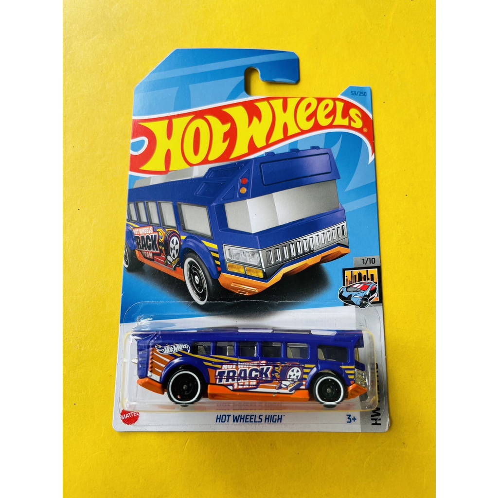 HOTWHEELS HOT WHEELS HIGH BUS UNGU HW METRO LOT C 2023 DIECAST MINIATUR MOBIL MAINAN MOBILAN ANAK LA
