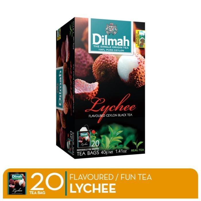 

Dilmah Tea Individual Envelope Fun Tea Lychee 20's - Teh Celup