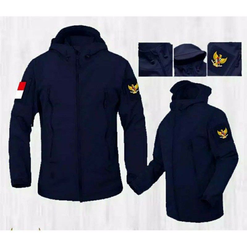 BEST SELLER JAKET TAD / Jaket Tactical / Jaket TAD Bravo / Jaket Garuda / Jaket Outdoor / Free logo Garuda + Bendera indonesia