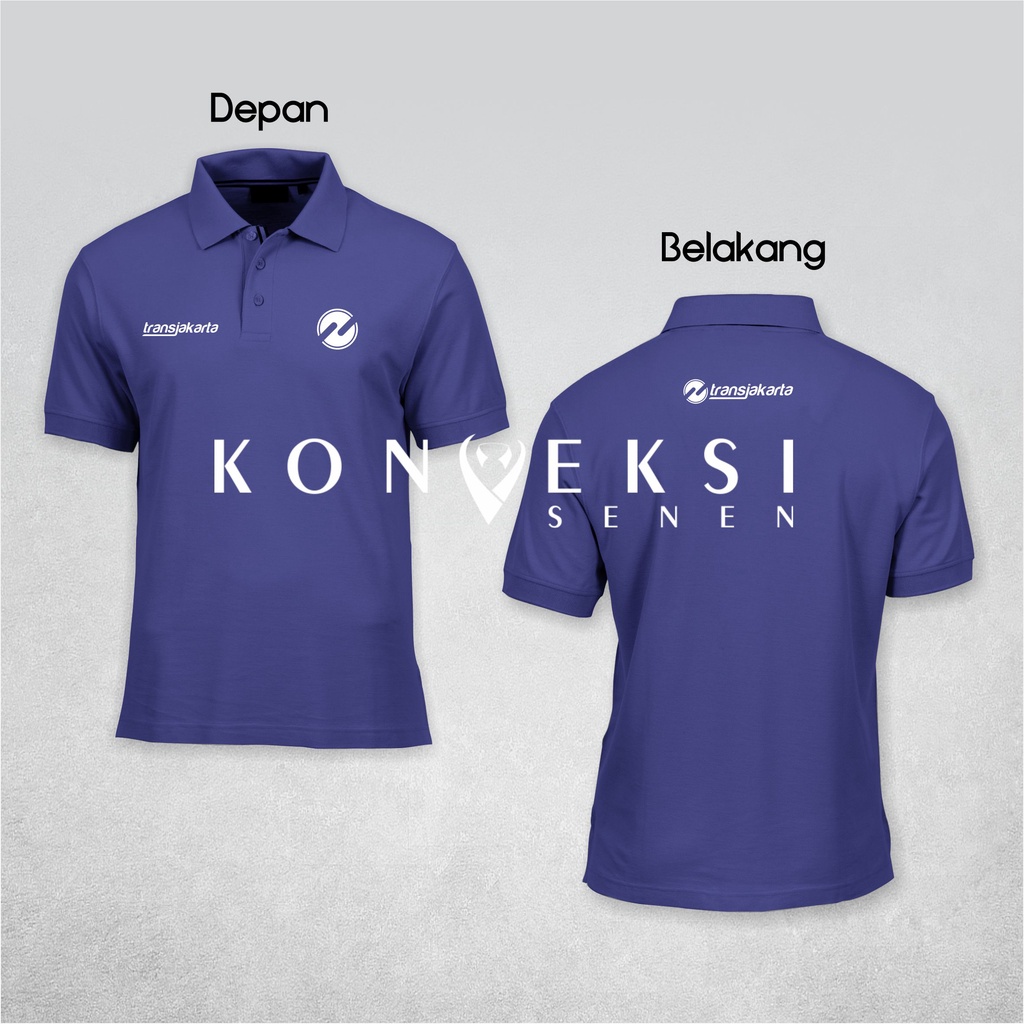 Polo Shirt | Kaos kerah | Kaos Polo | trans jakarta| Bordir