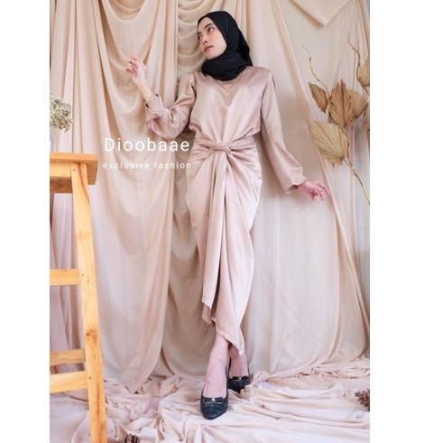 HOT ZULAIKHA ONE SET SATIN//DRESS KONDANGAN//KAFTAN SATIN//ROK LILIT SATIN
