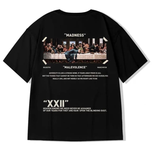 T-Shirt MADNESS Kaos Pria Wanita Baju Unisex Bahan Katun 24's Ukuran S M L XL XXL XXXL