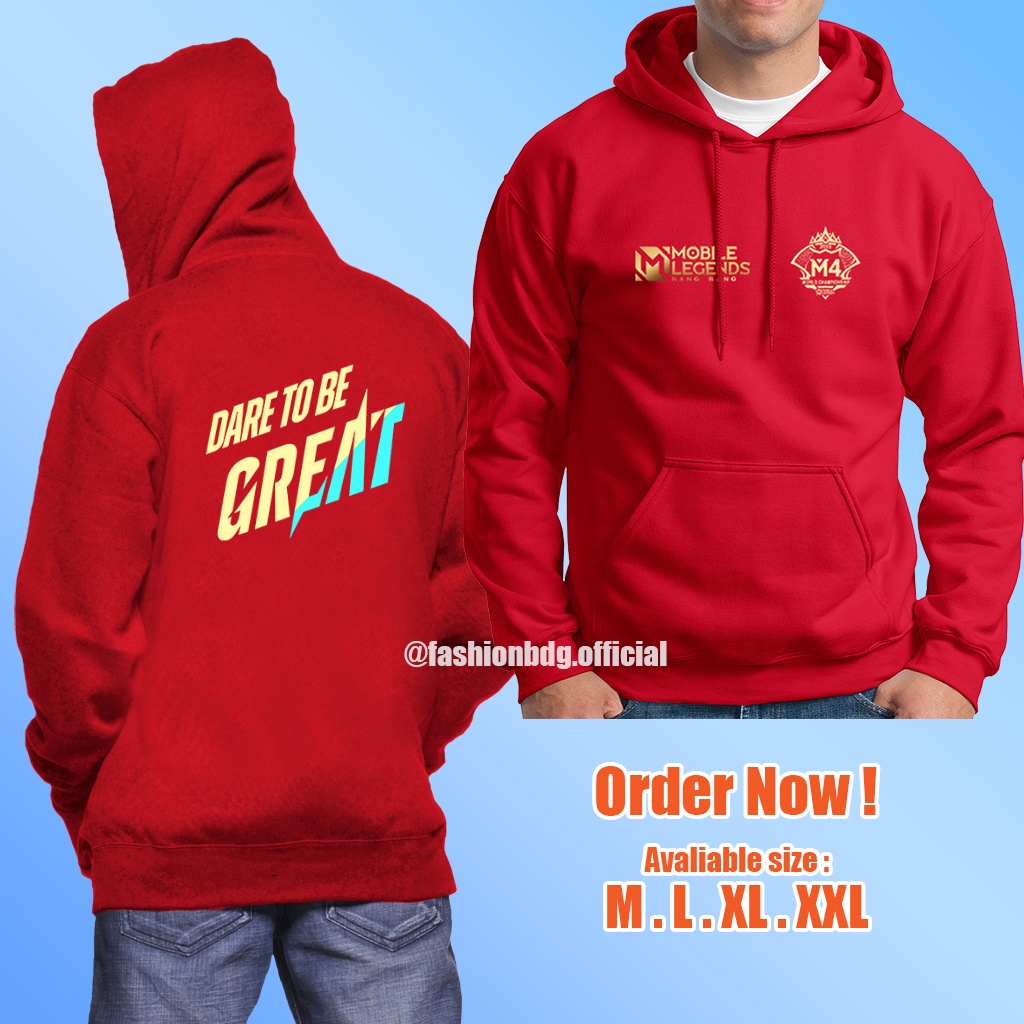 Sweater Hoodie M4 World Champions Mobile Legend Bang Jaket Pria MLBB