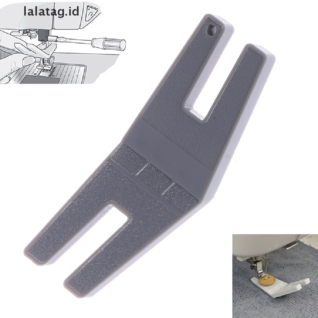 [lalatag] 1pc Clearance Plate Button Reed Presser Foot Hump Jumper Untuk Mesin Jahit [ID]