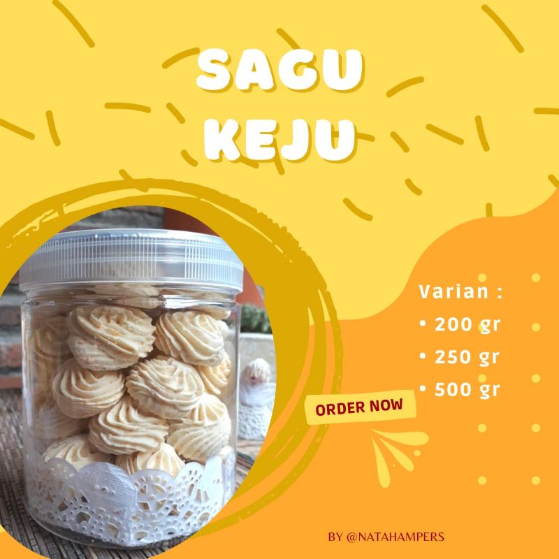 

Sagu Keju Premium / Kue Kering / Snack / Snack Solo