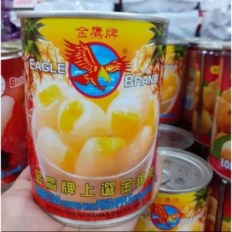 

Eagle Brand Rambutan isi Nanas dalam Sirup