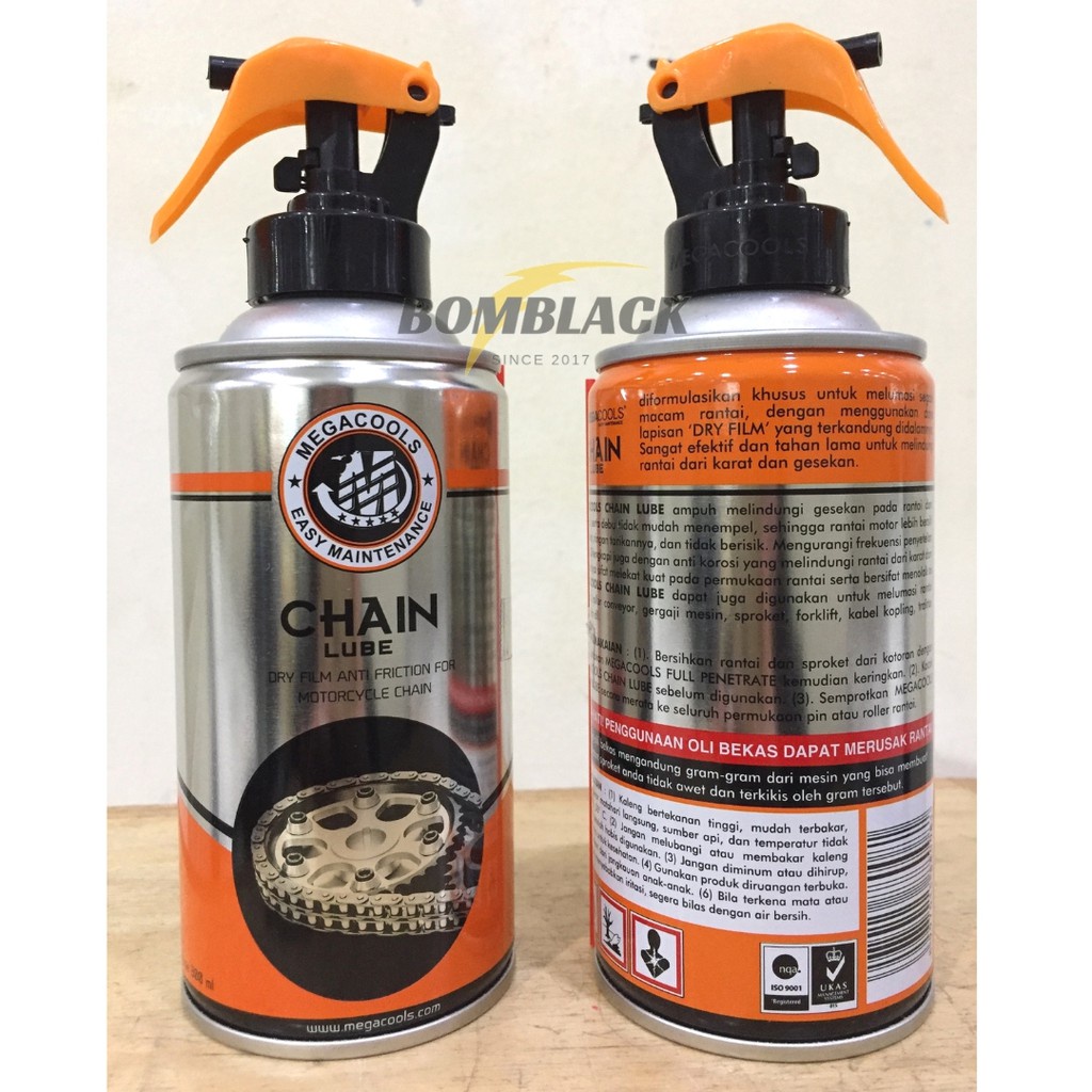 Pelumas Rantai 300ml Megacool Chain Lube Sepeda Motor Gergaji Mesin