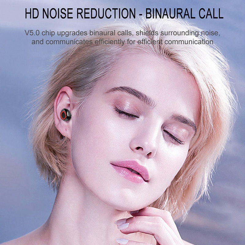 (COD)Y50 Bluetooth Headset TWS Bluetooth Headset   Portable Wireless Bluetooth Headset 5.0 Touch Touch android/iphone