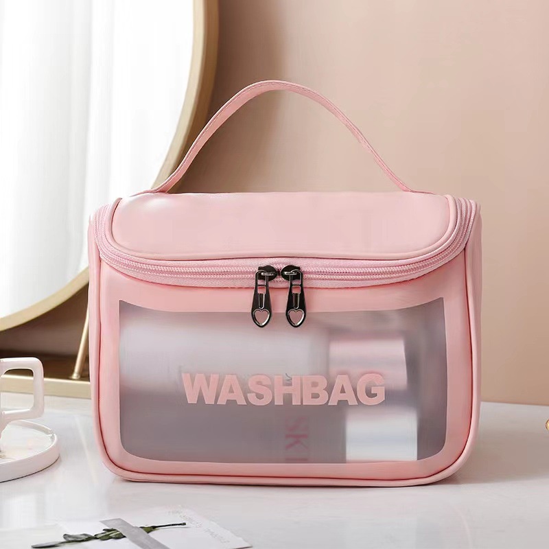 Tas Kosmetik Travel Pouch Makeup Washbag Transparan ACC