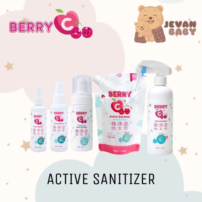 BERRYC Sanitizer 60ml 100ml 120ml 200ml 300ml 500ml