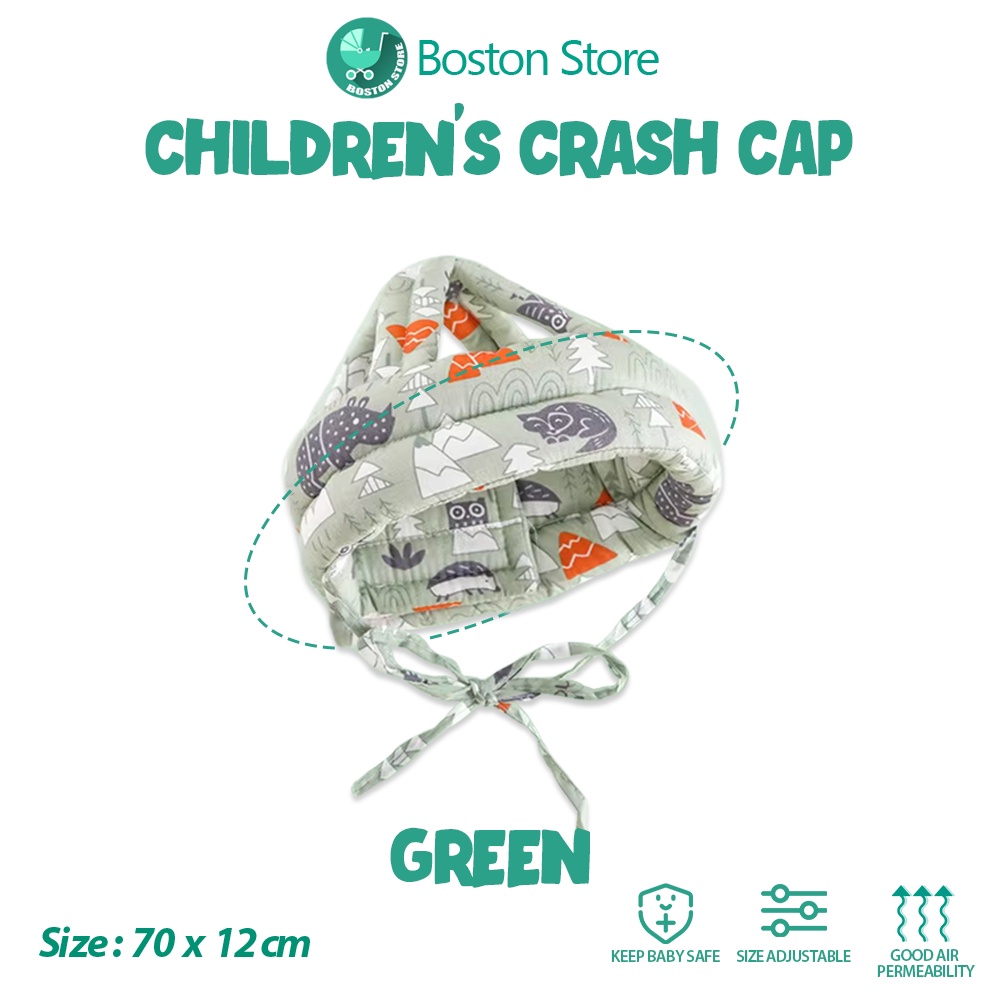 Bostonstore Topi Helm Pelindung Kepala Bayi / Baby Head Protector / helm anti jatuh / bantal helm belajar jalan / Helm pengaman bayi topi belajar jalan / Bantal Pelindung Bayi / Bantal Pelindung Kepala Bayi / Pelindung Kepala Bayi / Baby Head Protector