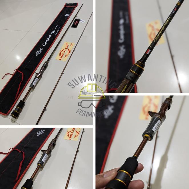 Joran Pancing Rod Relix Nusantara Cangkek 682 Bc Baitcasting Ul