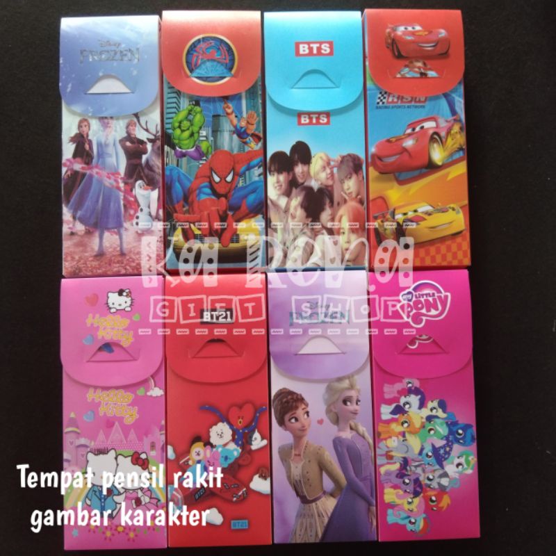 

TEMPAT PENSIL / PENCIL CASE RAKIT ANEKA KARAKTER KARTUN