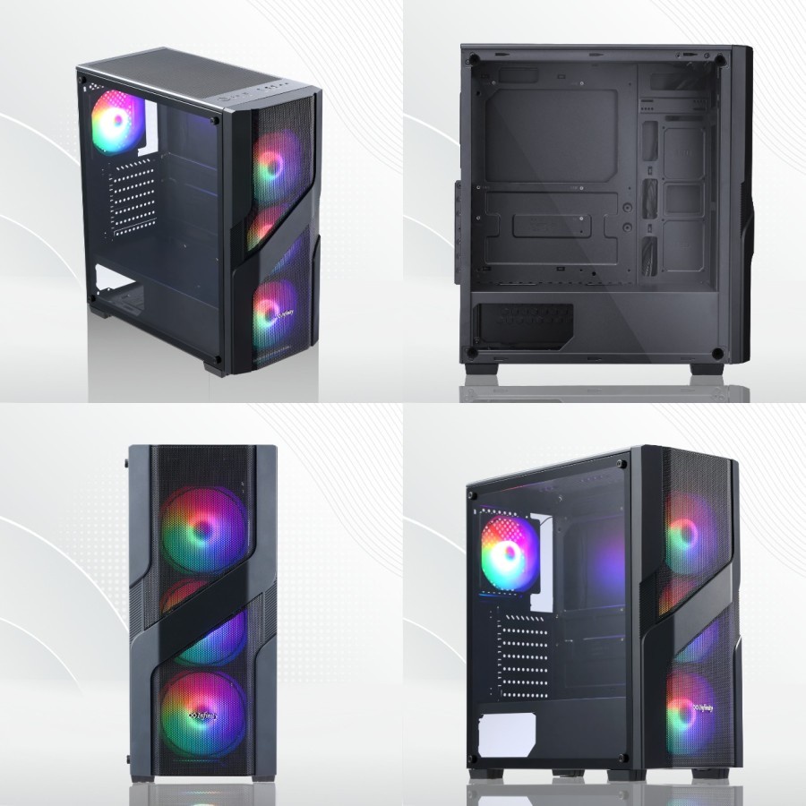 INFINITY NEBULA V5 - ATX Tempered Glass / Casing Gaming