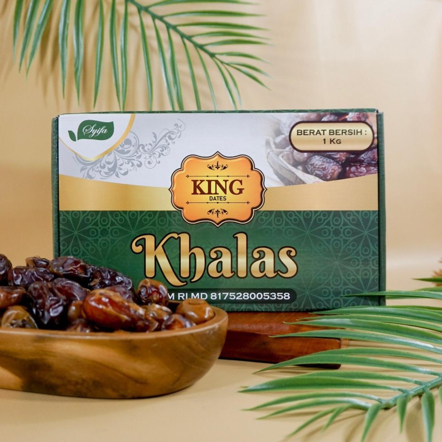 

Kurma KHALAS King Dates Crown Syifa 1 kg Kurma Kholas