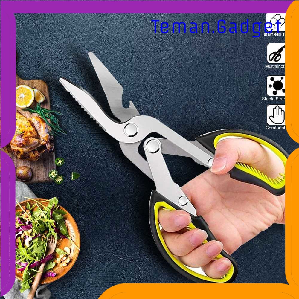 TD - DPR ANGITS Gunting Daging Dapur Multifungsi Kitchen Meat Scissors - MY001