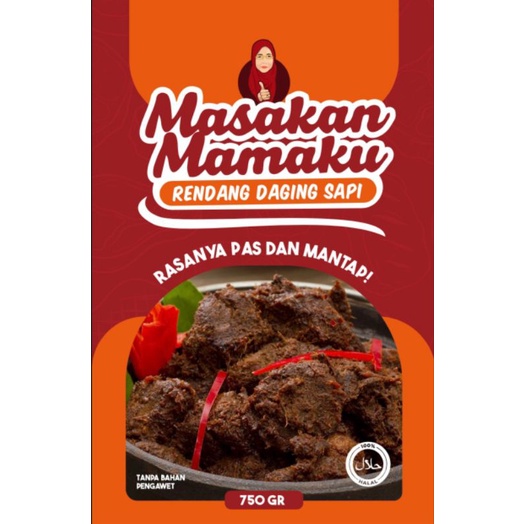 

Rendang sapi 750gr