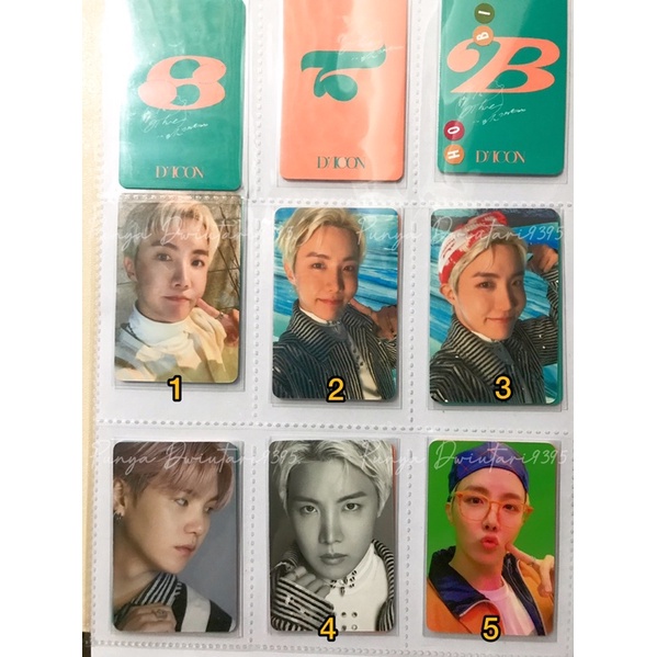 BTS DICON DFESTA 102 OFFICIAL PC JHOPE