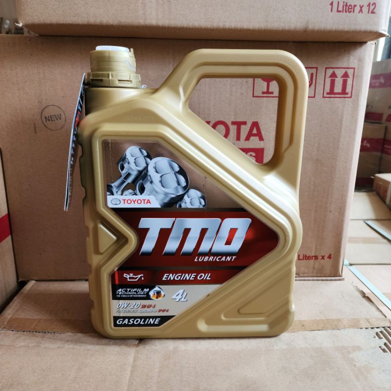 Oli Mesin Mobil Toyota TMO GOLD 0W-20 Api SN TOYOTA OIL 4 Liter