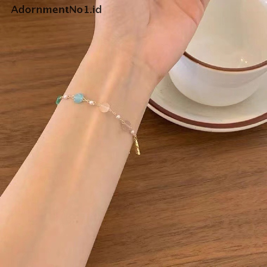 [AdornmentNo1] Gelang Kupu-Kupu Untuk Wanita Manik Warna-Warni Butterfly Bracelet Desain Fashionable Classy Bracelet Cute Sweet All-Match Accesorios Jewelry [ID]