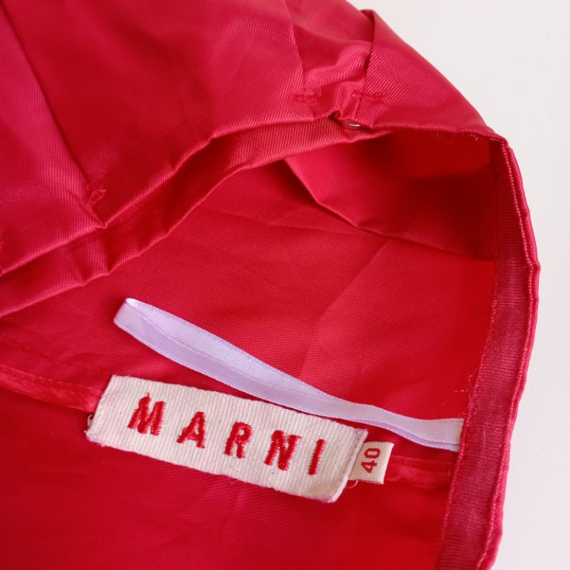 MARNI Red Skirt