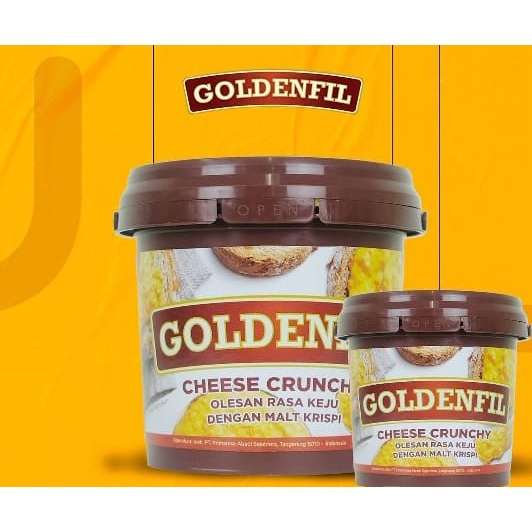 

Goldenfil cheese crunchy 1 kg selai keju kriuk