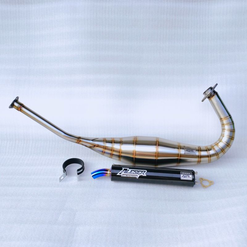 Knalpot Ninja RR Ninja R SS Stainless Step Standar type C Original Aleser