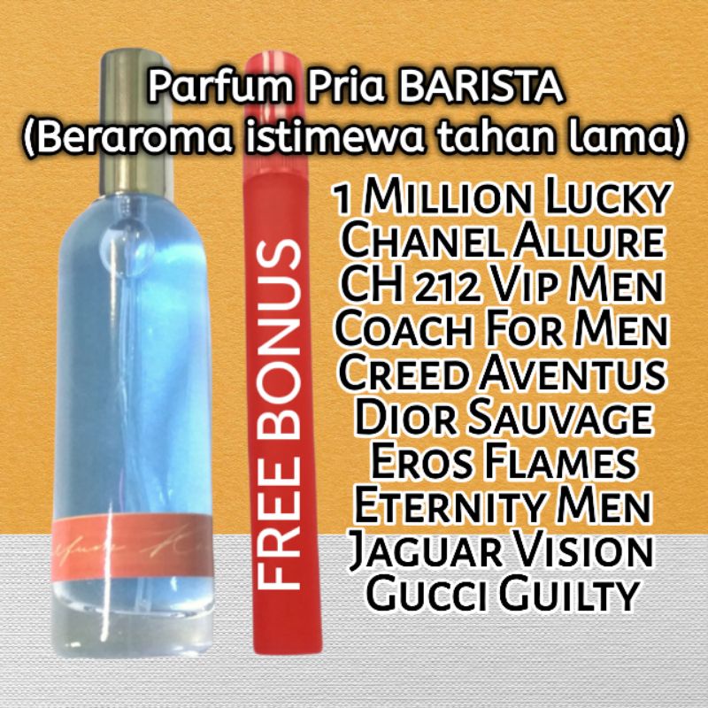 Parfum BEST SELLER eau de parfume BARISTA [Beraroma istimewa tahan lama] farfum pria farpum laki lak