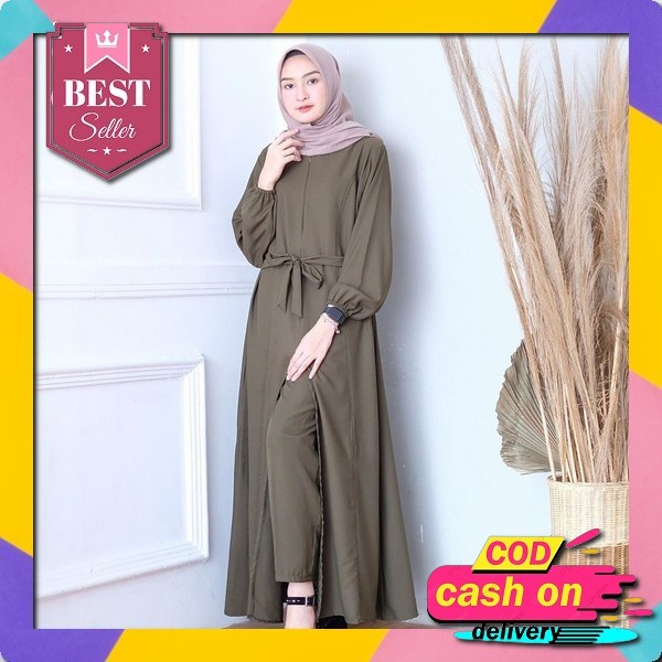 Nmr Setelan Celana Tunik Manggo Stretch Vol 1545-3 Jumbo Setelan Wanita Kekinian Jumbo One Set Wanit