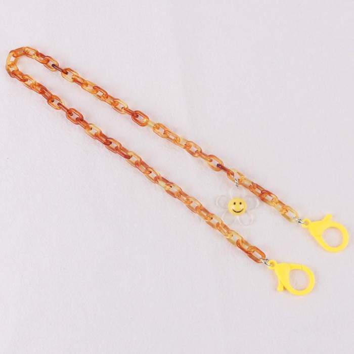 

kalung masker bunga matahari tali rantai masker/strap mask chain DISKON