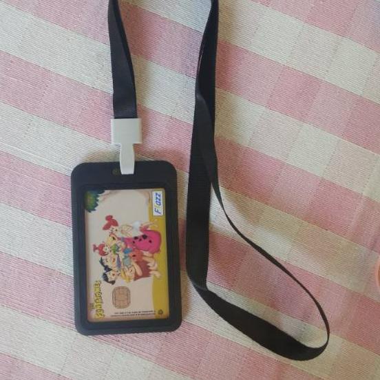 

향 Id card holder hardcase dua sisi transparant plus tali Flash Sale