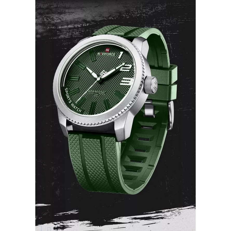 Jam Tangan Pria Cowok NAVIFORCE 9202 FREE BOX DAN GARANSI Tanggal Aktif Chrono Aktif Fashion Import Murah Mewah BONUS BATERAI CADANGAN!