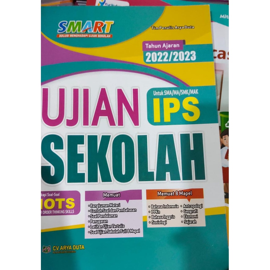 BUKU SMART UJIAN SEKOLAH/US SMA/MA, SMK/MAK (IPS) 2022/2023