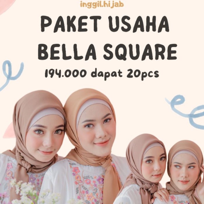 PAKET USAHA BELLA SQUER isi 10pcs