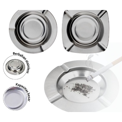 ASBAK STAINLESS STEEL ANTI KARAT